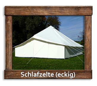 Schlafzelte (eckig)